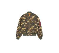 Alpha Industries MA-1 Quilted Camouflage Chaquetas bomber Talla XL - Camuflaje de bosque