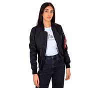 ALPHA INDUSTRIES MA-1 TT Chaqueta, Negro (Black-03), L para Mujer