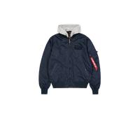 Alpha Industries MA-1 TT Hood Light Slim Chaquetas bomber Talla M - Azul