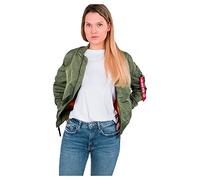 ALPHA INDUSTRIES Chaqueta de entretiempo 'MA-1 TT' oliva, Talla L
