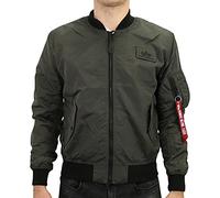 ALPHA INDUSTRIES MA-1 TTC Chaqueta, Gris (Greyblack-136), M para Hombre