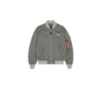 Alpha Industries MA-1 TTC Light Slim Chaquetas bomber Talla S - Verde/Plateado