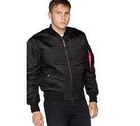 Alpha Industries MA-1 VF 59 Chaqueta, Negro (Black-03), M para Hombre