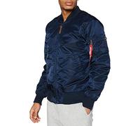 ALPHA INDUSTRIES MA-1 VF 59 Long Chaqueta, Azul (Rep.Blue-07), L para Hombre