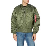 ALPHA INDUSTRIES MA-1 Vf 59 Long Chaqueta, Hombre, Verde (Sage Green - 01), 2 XL