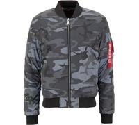 Alpha Industries MA-1 VF 59 Reflective Camo Chaqueta, negro-multicolor, tamaño L para Hombres