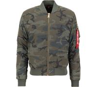 Alpha Industries MA-1 VF 59 Reflective Camo Chaqueta, verde, tamaño M para Hombres