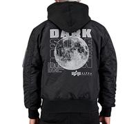 Alpha Industries MA-1 VF Hood Dark Side Chaquetas Talla S - Negro/Reflejo