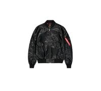 Alpha Industries MA-1 VF Vegan Leather Light Chaquetas de cuero Talla M - Negro