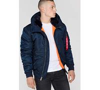 ALPHA INDUSTRIES MA-1 ed Chaqueta, Azul (Rep.Blue-07), XXL para Hombre
