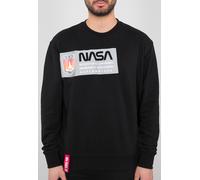 Alpha Industries Mars Reflective Sudadera, negro, tamaño L para Hombres