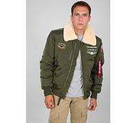 ALPHA INDUSTRIES Men Winter Jacket Injector III Air Force, Größe:M, Farbe:Dark Green