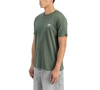 ALPHA INDUSTRIES Camiseta oliva / blanco L oliva / blanco