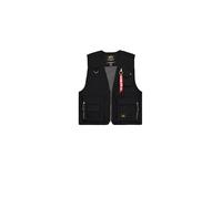 Alpha Industries Mesh Utility Chaleco para hombre Black S