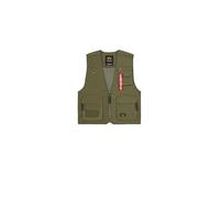 Alpha Industries Mesh Utility Chaleco para hombre Dark Olive M