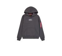 Alpha Industries Metal Plate Hoodie Sudaderas con capucha Talla S - Gris