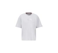 Alpha Industries Metal Plate T Camiseta, Pastel Grey, 3XL para Hombre