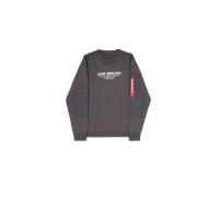 Alpha Industries Military Knit Sweatshirt Punto Talla L - Gris