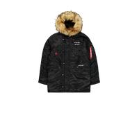 Alpha Industries N-3B Airborne Chaquetas de invierno Talla M - Negro