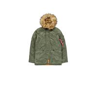 Alpha Industries N-3B VF 59 Chaquetas de invierno Talla L - Verde oliva