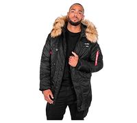 Alpha Industries N-3B Airborne Chaquetas de invierno Talla M - Negro