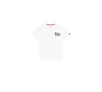 Alpha Industries Naval Backprint T-Shirt Camisetas Talla XL - Blanco