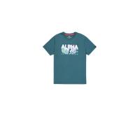 Alpha Industries Nebula T-Shirt Camisetas Talla S - Verde