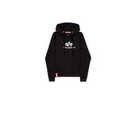 ALPHA INDUSTRIES New Basic Sudadera, Negro (Black-03), M para Mujer