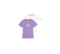 Alpha Industries New Basic Big Logo T-Shirt 2 Pack Camisetas Talla S -