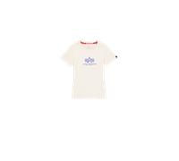Alpha Industries New Basic Big Logo T-Shirt Camisetas Talla L - Blanco