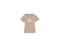 Alpha Industries New Basic Big Logo T-Shirt Camisetas Talla M - Beige
