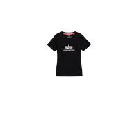 Alpha Industries New Basic Big Logo T-Shirt Camisetas Talla XL - Negro