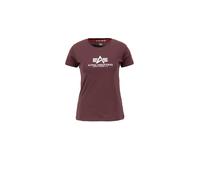 Alpha Industries New Basic Big Logo T-Shirt Camisetas Talla XS - Rojo oscuro