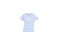 Alpha Industries New Basic BL T-Shirt para Mujer Artic Blue XL