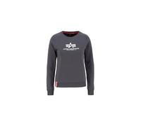 Alpha Industries New Basic Sweater Sudadera para Mujer Vintage Grey