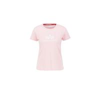 ALPHA INDUSTRIES New Basic T Camiseta, Rosa (Pastel Pink-491), S Mujer