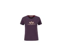 Alpha Industries New Basic T para Mujer Plum L