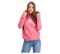 ALPHA INDUSTRIES New Basic Hoody Wmn Sudadera, Coral Red, XS para Mujer