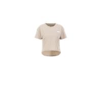 Alpha Industries Organics Cropped Oversized T-Shirt Camisetas Talla XS - Beige