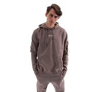 ALPHA INDUSTRIES Organics EMB Hoody Sudadera, Organic Brown, M Unisex Adulto