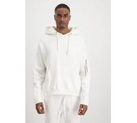 Alpha Industries Organics Oversized Hoodie Sudaderas y sudaderas con capucha Talla XL - Blanco