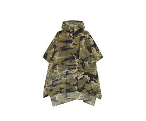 Alpha Industries Packable Rain Cape Chaquetas de campo Talla onesize - Camuflaje de bosque