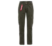 Alpha Industries Pantalones Casuales Agent para Hombre Black Olive