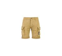 Alpha Industries Crew Patch Shorts Pantalones cortos Talla 38 - Beige