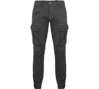 ALPHA INDUSTRIES Pantalón cargo 'Spy' antracita / rojo 34 antracita / rojo