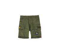 Alpha Industries Pantalón Corto Crew Patch Cargo para niño Dark Olive