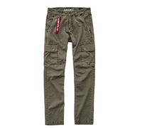 Alpha Industries Pantalones Casuales Agent para Hombre Olive