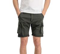 Alpha Industries Pantalones Cortos Crew para Hombre Greyblack