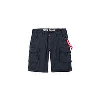 Alpha Industries Pantalones Cortos Crew para Hombre Rep.Blue
