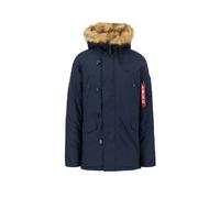 ALPHA INDUSTRIES Parca de invierno 'Exporer' azul noche / rojo / blanco XXL azul noche / rojo / blanco